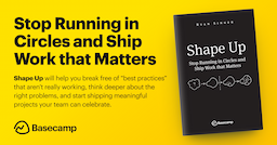 Shape Up: Stop Running in Circles and Ship Work that Matters